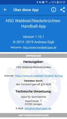 HSG Waldniel/Niederkrüchten android App screenshot 0